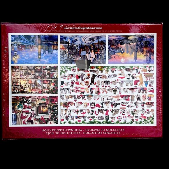 Eurographics 1000 Piece Christmas Cottage Puzzle Chalet De Noel Sealed NEW - Picture 4 of 7